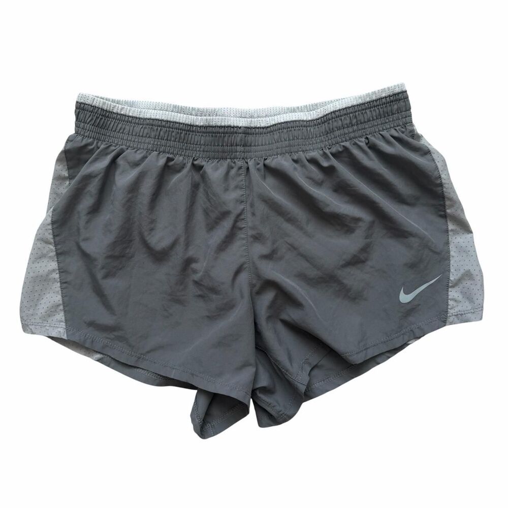 Grey Women’s Nike Mesh Running Shorts Size M